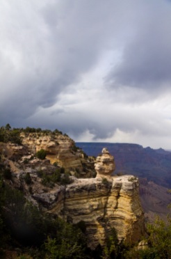 Duck Rock is a well-known overlook on the South Rim.